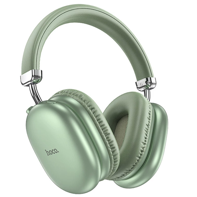 Бездротові навушники HOCO W35 Max Joy BT headphones Green, акумулятор 800 mAh, до 90 годин роботи, фото 1