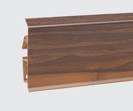 Плінтус Korner EVO 70 006 Гікорі червона ріка 70 х 20,7 х 2500 мм, фото 1