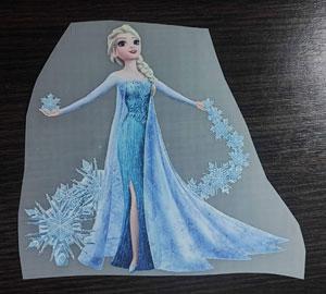 Термоналіпка на одяг "Крижане серце", фото 1