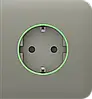 Бічна панель для вбудованої розетки Ajax SideCover (smart) Olive, фото 2