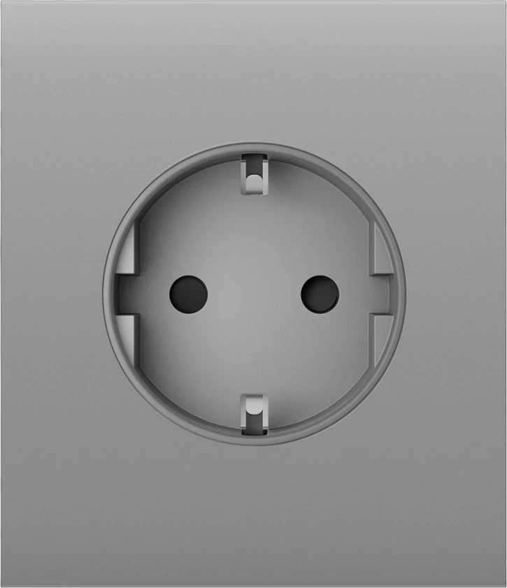 Центральна панель для вбудованої розетки Ajax СenterCover (basic) Fog, фото 1