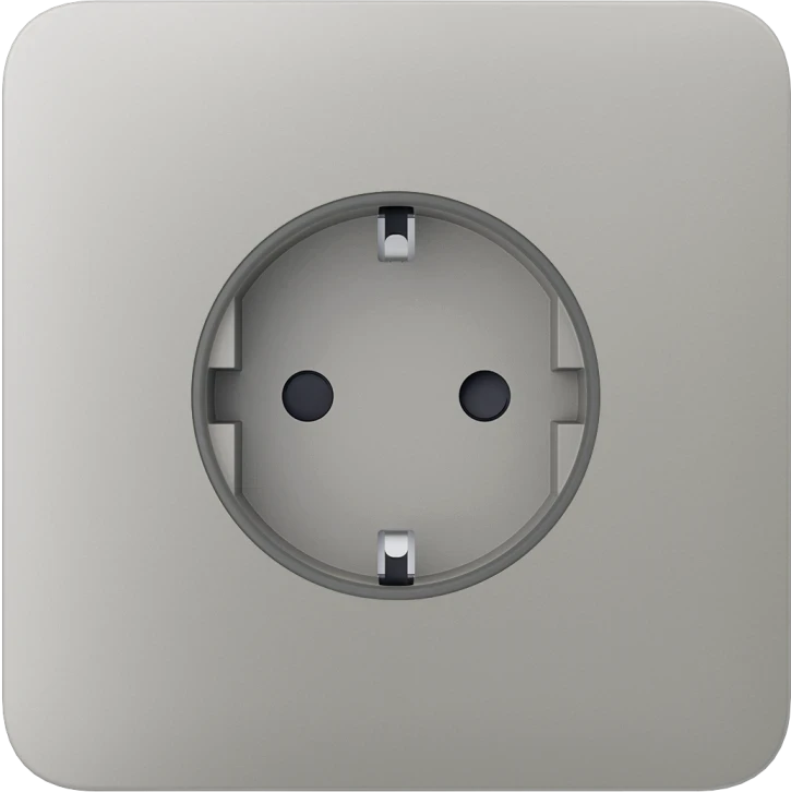 Передня панель для вбудованої розетки Ajax SoloCover (basic) Oyster, фото 1