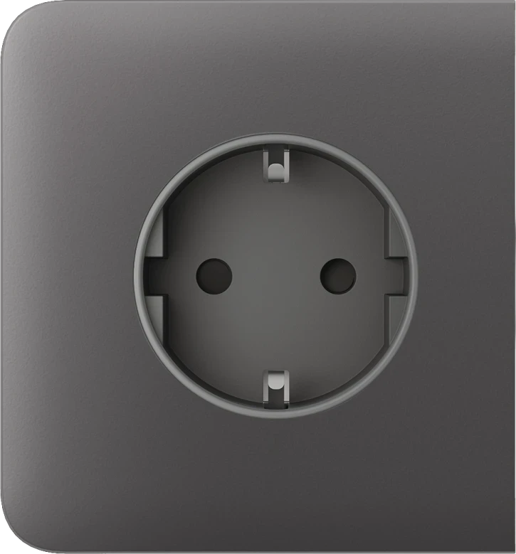 Бічна панель для вбудованої розетки Ajax SideCover (basic) Grey, фото 1