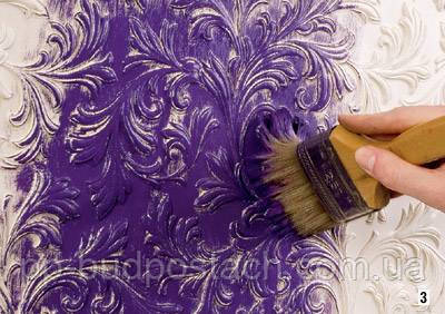 Шпалери під фарбування переваги і грамотний вибір