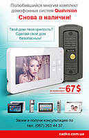 Комплект Qualvision відеодомофон + виклична панель