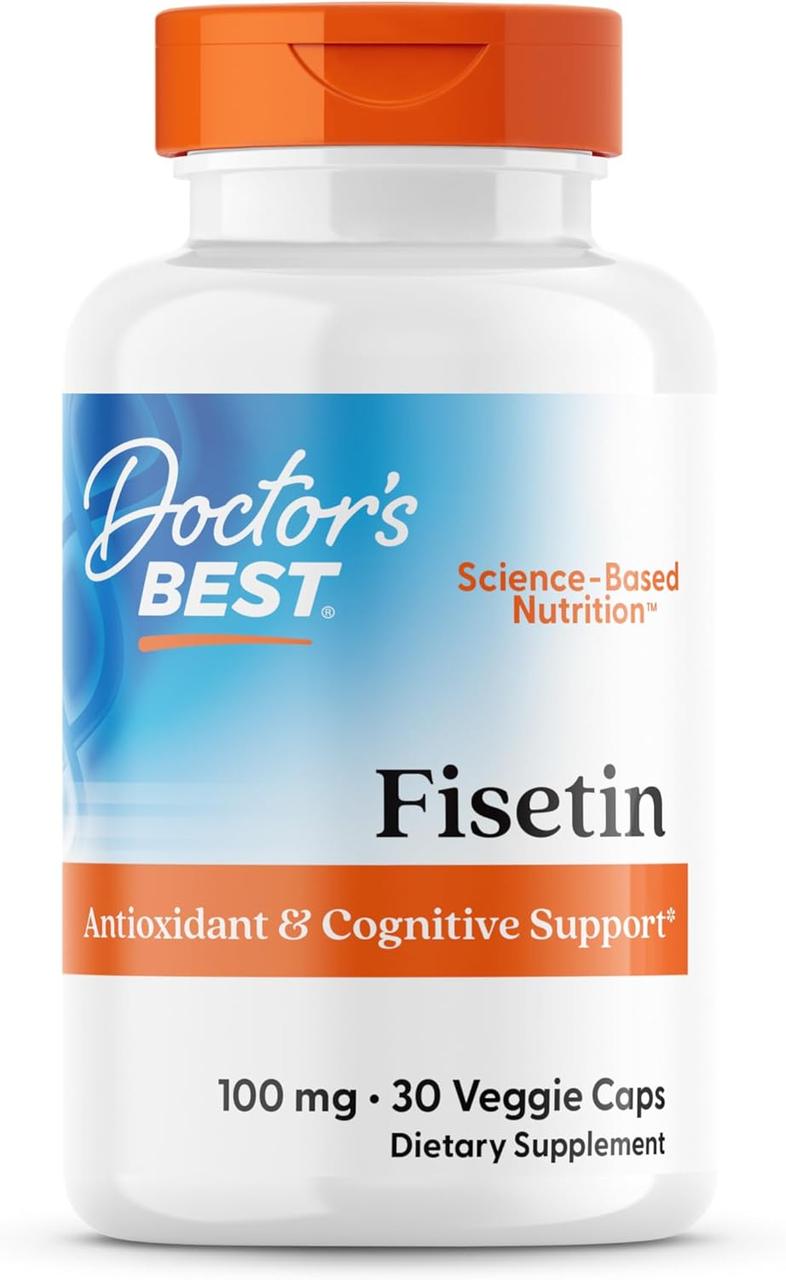Doctor's Best Fisetin with Novusetin 100 mg 30 капсул, фото 1