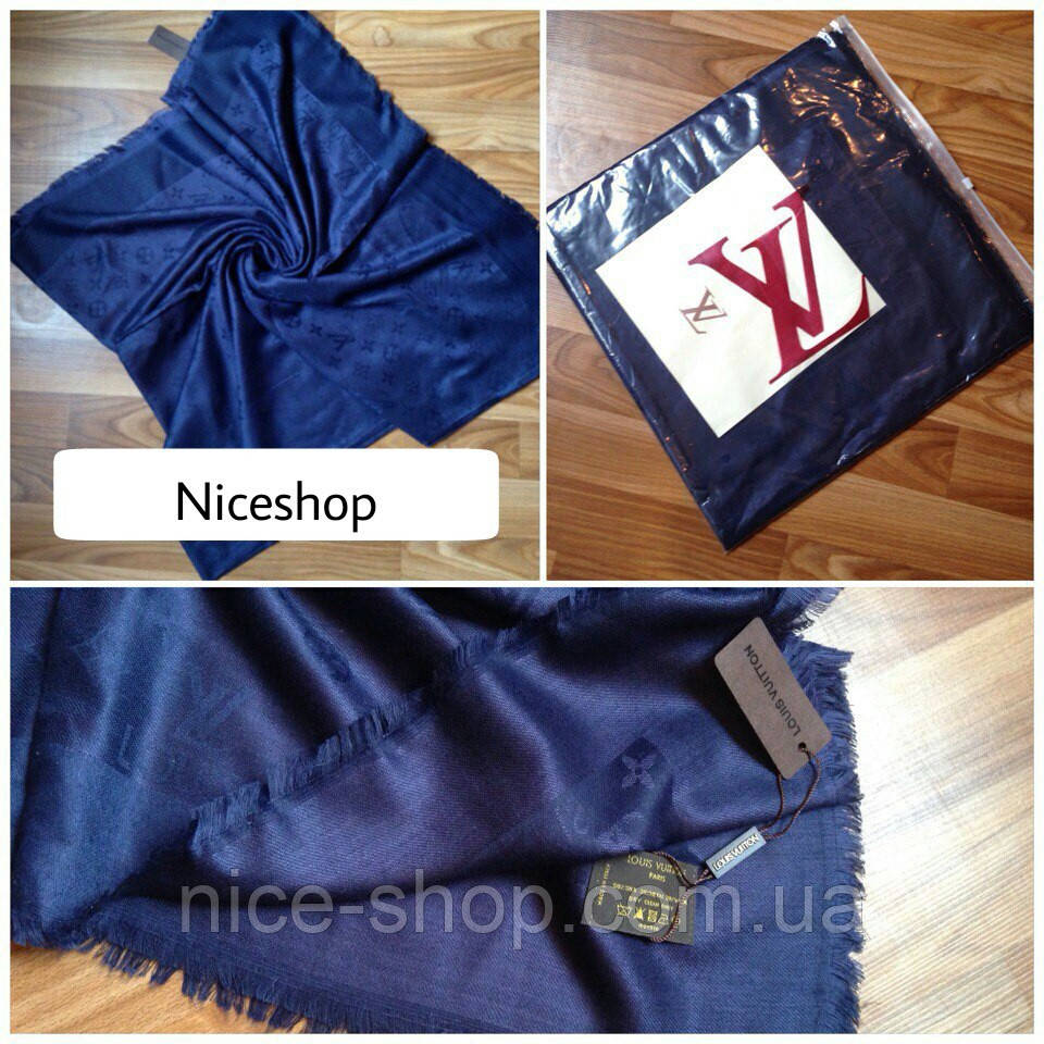 Хустка Louis Vuitton темно-синя