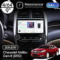 Магнітола Chevrolet Malibu Gen-8 (V300) (2011-2019) [with buttons] DUDU 3 9" QLED, 4/64