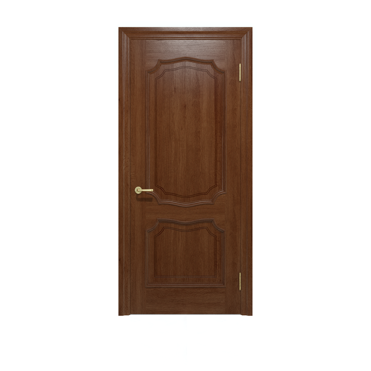 Межкомнатные двери Луидор Темный Орех Шпон дубовый - фото 1 - id-p494359125