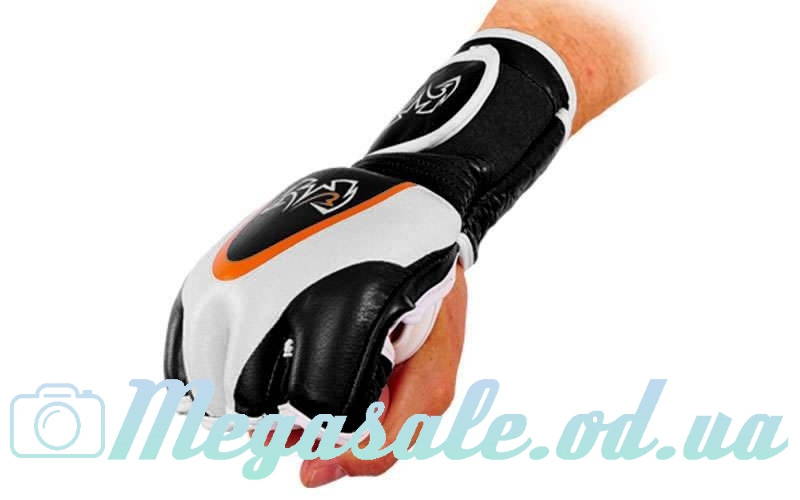 Перчатки для смешанных единоборств MMA RIV 3305: кожа, 2 цвета, M/L/XL - фото 4 - id-p494379195