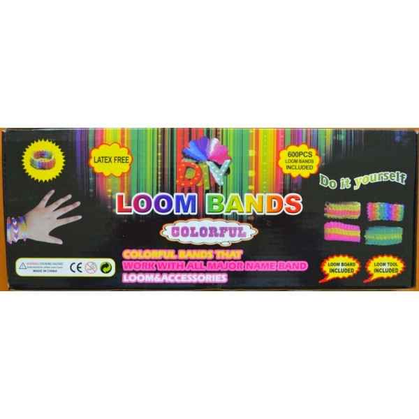 Гумки для плетіння Loom Bands 600 шт