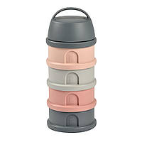 Контейнер Beaba для зберігання сухих сумішей на 4 відсіки рожевий, арт. 911713