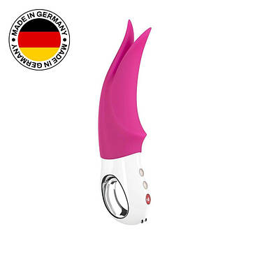 Вібратор для клітора Fun Factory VOLTA blackberry, гнучкий подвійний кінчик, фото 1