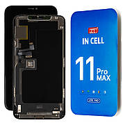 Дисплей APPLE iPhone 11 PRO Max (IPS) (IN CELL) (FHD) (ZY) з чорним тачскріном