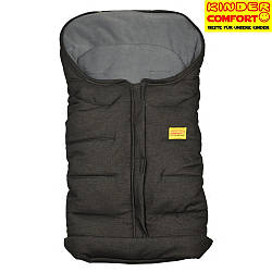 Конверт флісовий Kinder Comfort Vlies Jeans Schwarz чорний джинс