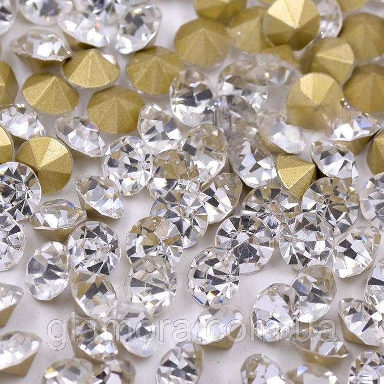 Конусні стрази ss8 (2,5 мм).Цина за 100 шт., фото 1