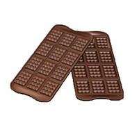 Силіконова форма для шоколаду Комплімент 12 міні шоколадок 3,7 см 2,8 см