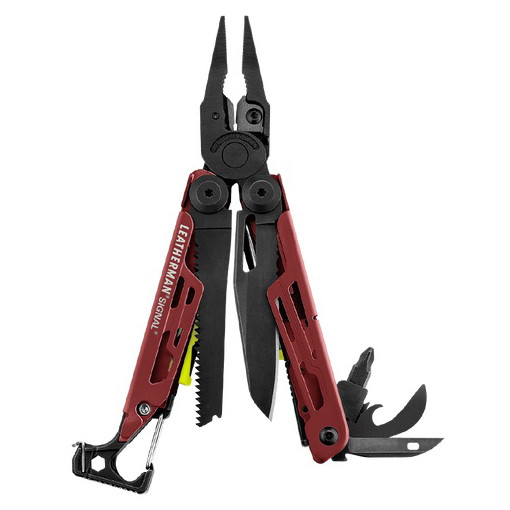 Мультитул Leatherman Signal Crimson 832745 спеціалізований інструмент для виживання та кемпінгу NR-49, фото 1