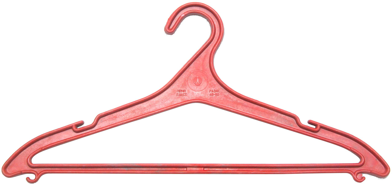 Вішалки для одягу пластикові