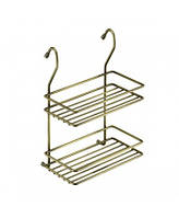 Полиця до релингу під спеції подвійна бронза