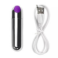 Мощный мини вибратор We Love (вибропуля) с аккумулятором фіолетовий, 8096165