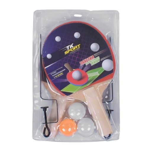Набір ракеток для пінг-понгу з сіткою TK Sport (С 34457), фото 1