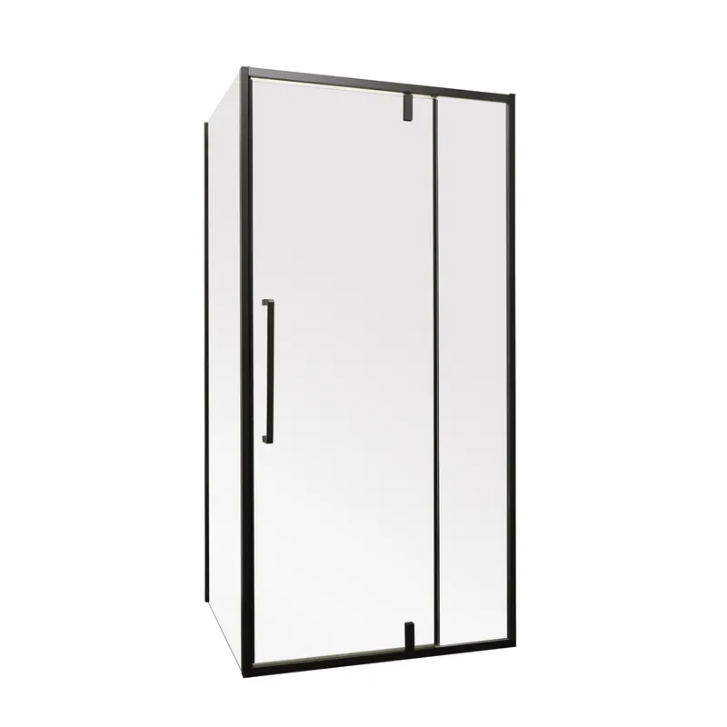 Душова кабіна без піддона MIXXUS Premium BEVEL SC01 120x80 см чорна 6мм скло (MI6872)