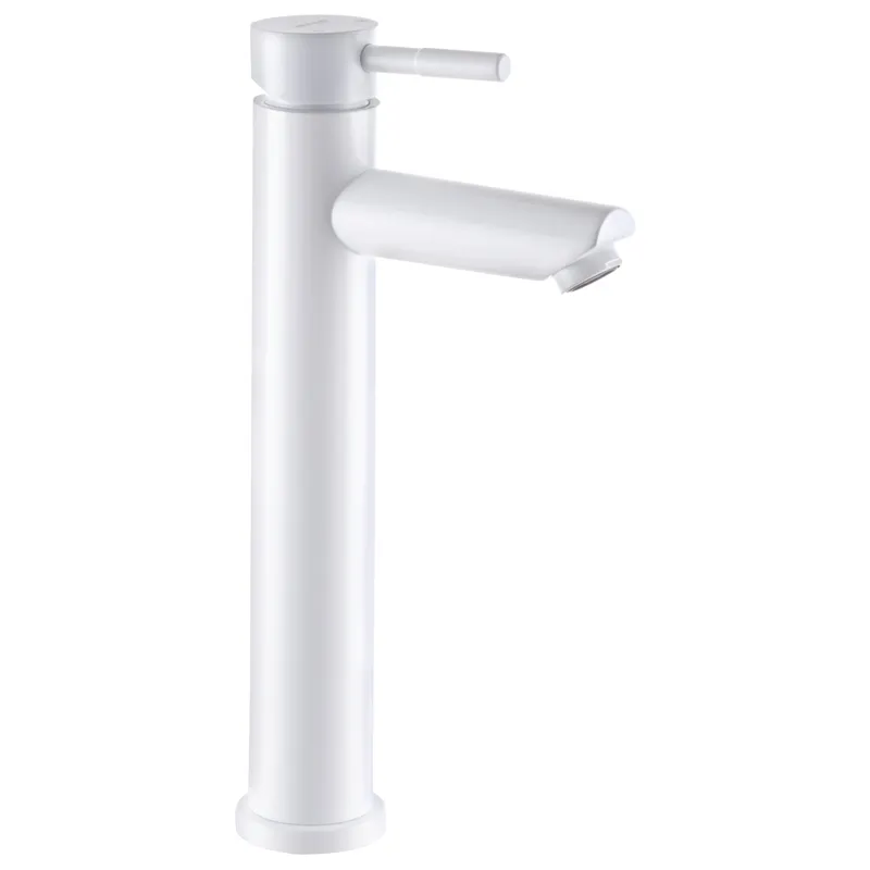 Змішувач для умивальника MIXXUS SUS-001-HIGH з нержавіючої сталі SUS304, білий, високий 295 мм (MI5753)