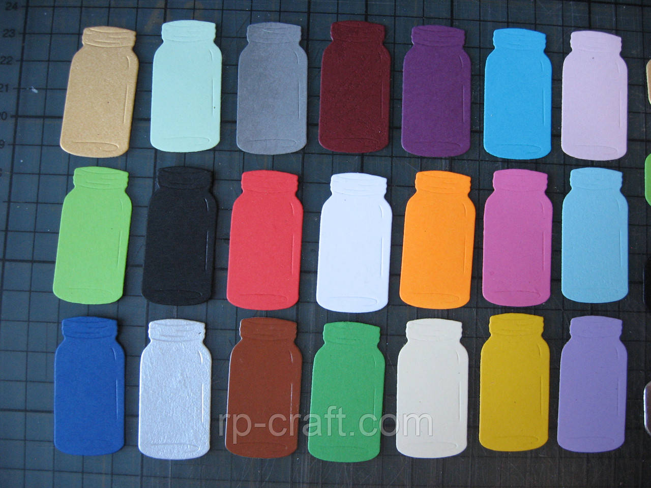 Вирубка з паперу та картону. Баночка 24х47 мм, фото 1