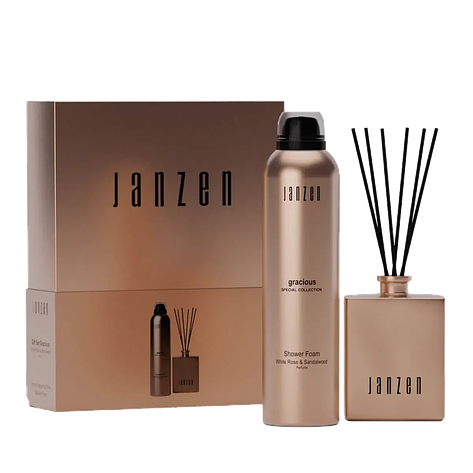Janzen - Набір "Home & Body" (дифузор, піна для душу) / аромат - Gracious (90160), фото 1