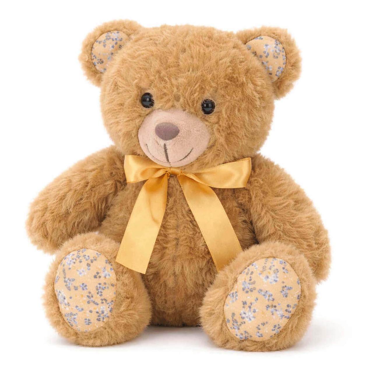 М'яка іграшка ведмедик Plush and Co 30 см — плюшевий коричневий ведмедик з бантиком, арт. PLC25012, фото 1