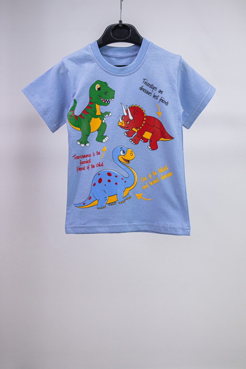Футболка для хлопчика Діно кулір, фото 1