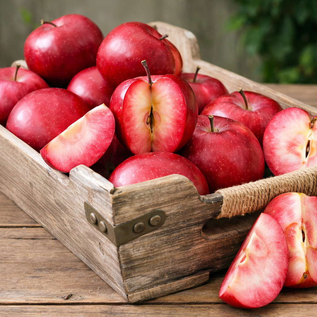 Саджанці Яблуні Ера (2-х річка) - зимова, красномясая, зимостійка, фото 1