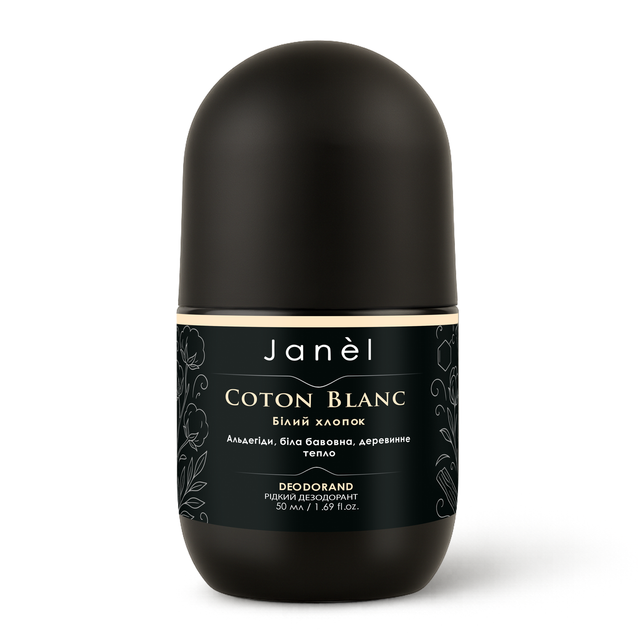 Дезодорант рідкий Janel - Coton Blanc (Білий хлопок) 50 мл, фото 1