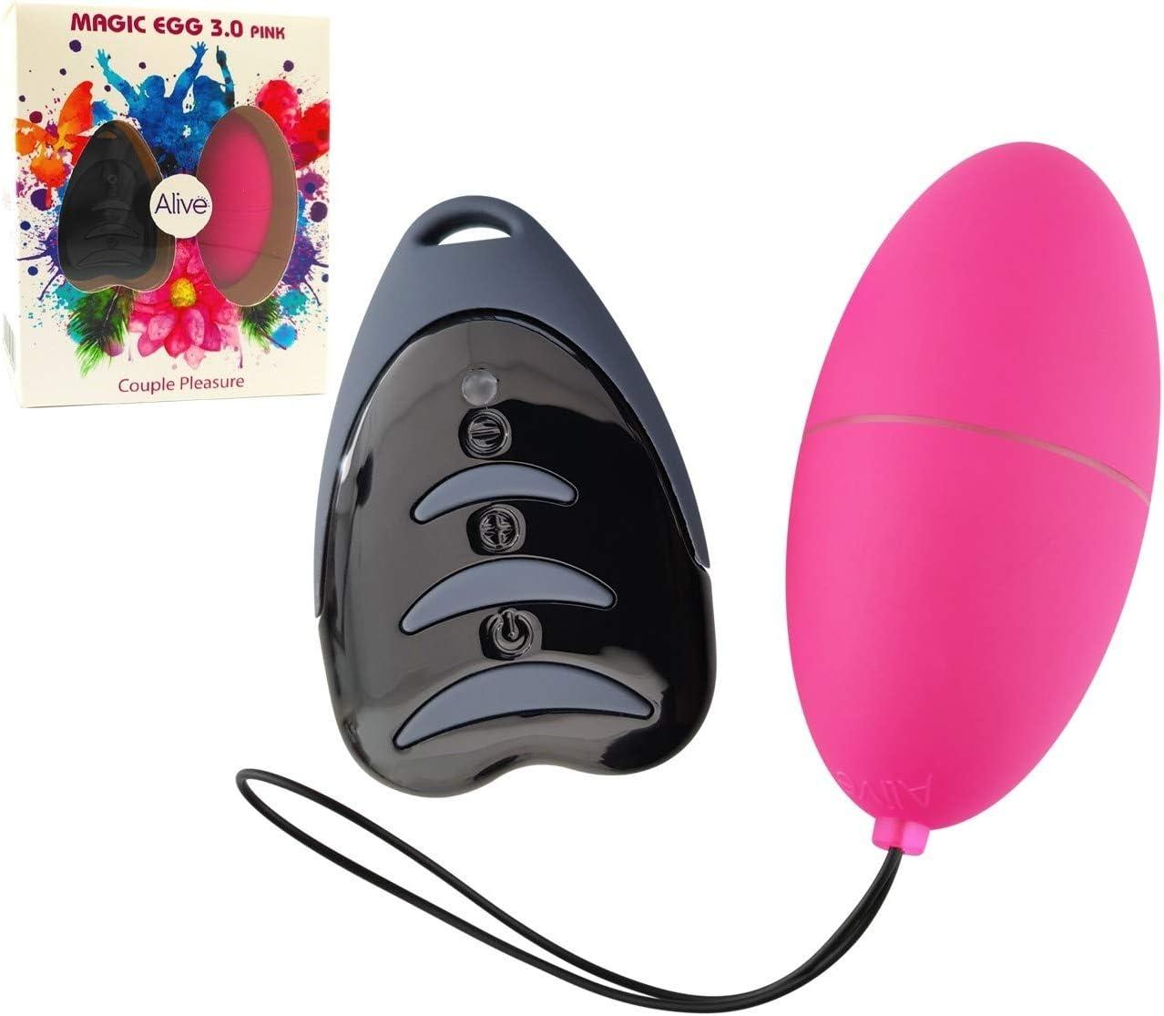Віброяйце Alive Magic Egg 3.0 з дистанційним керуванням рожеве, фото 1