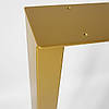 Регульована опора для столу з металу 600×100 мм, H 730 мм 1 шт Золото, фото 3