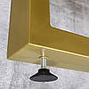 Регульована опора для столу з металу 600×100 мм, H 730 мм 1 шт Золото, фото 5