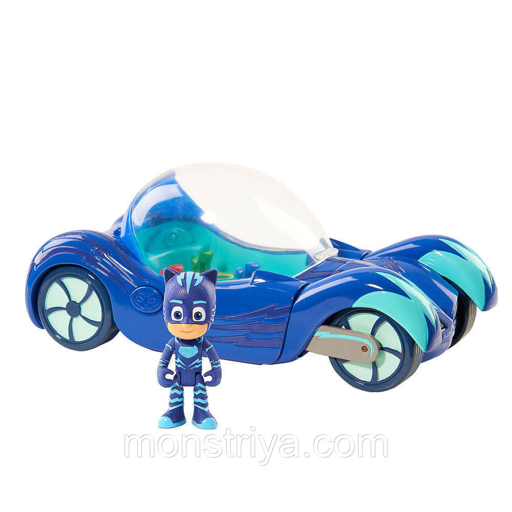 Герої в масках- Deluxe PJ Masks Кет Бойовий та інтерактивний кетмобіль 