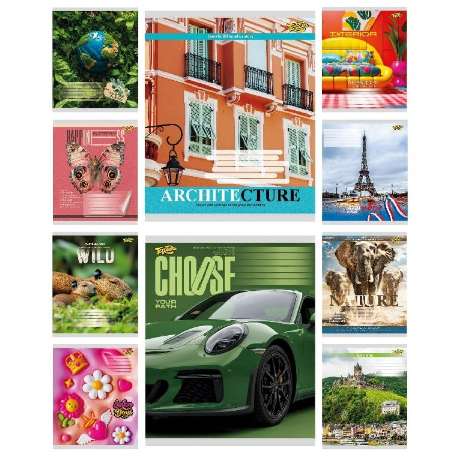 Зошит 48арк. лін. /ТВ/ "Мікс 2" №ТА62501(10)(200), фото 1