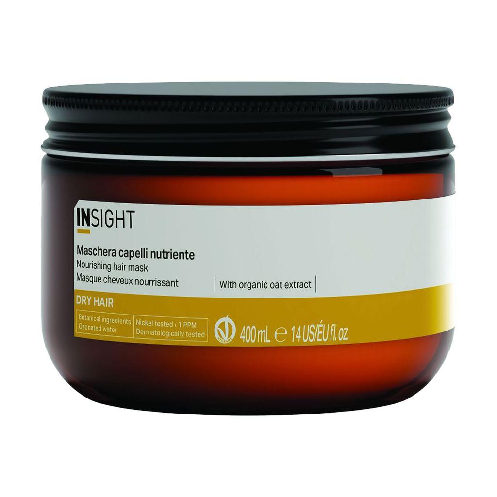 Маска поживна для сухого волосся Insight Dry Hair Mask 500 мл в скляній банці, фото 1