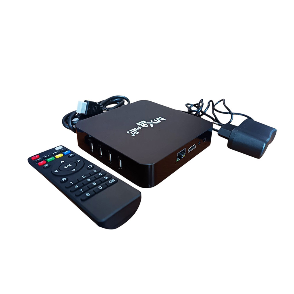Смарт-приставка MXQ PRO 4K Android 12 — Wi-Fi, HDMI, USB, IPTV, 4GB+32GB, фото 1