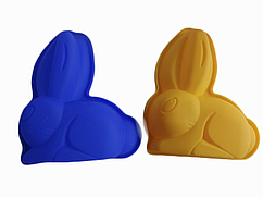 Силіконова форма для випікання порційна Великодній Кролик