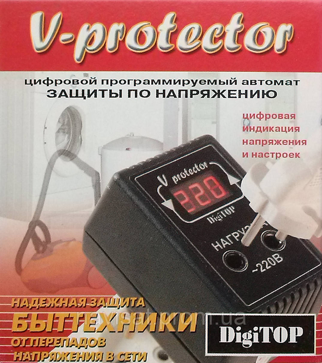 Защита от перепадов напряжения V-protector - фото 2 - id-p494315903