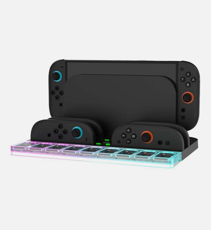 Зарядна док-станція для ігрової консолі Nintendo Switch 2, NS2 Handle Host Charging Storage Base, фото 1