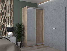 Шафа купе Сіті Лайт 1 ДСП / 1 дзеркало 120х45х225