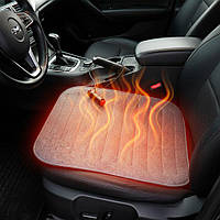 Килимок із підігрівом в авто (автогрілка), розмір 32х42 см, електричний автокилимок Тріо 02303