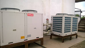 Тепловы насоси CAR-40GB (2шт) в пансіонаті PELICAN