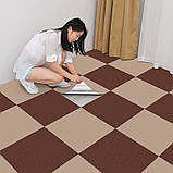 Самоклеючий ковролін для котів «Бежевий» 50×50 см | Антидрапка для меблів, стін, підлоги, дверей, фото 8