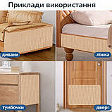 Самоклеючий ковролін для котів «Бежевий» 50×50 см | Антидрапка для меблів, стін, підлоги, дверей, фото 9