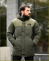 Куртка The North Face зимова парка для чоловіків утеплена непромокаема з капюшоном і кишенями